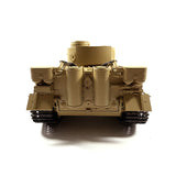Mato Metal 1/16 Scale Yellow German Tiger I BB Shooting RTR RC Tank 1220 360 Turret Steel Driving Gearbox Battery