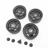 CCHand Hubs Wheels Metal Suitable for Capo 1:6 RC Off-road Suzuki Samurai Model Radio Controlled DIY Cars Vehicles Spare Parts