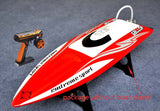 E25 Fiber Glass Electric Model Toys Racing RTR RC Boat W/ Motor Servo ESC Battery GT3C Radio