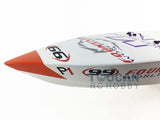 G26IP1 26CC White Fiber Glass 50KM/H Gasoline Race ARTR RC Boat Engine Radio System Remote Control Model Toys