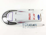 G26IP1 26CC White Fiber Glass 50KM/H Gasoline Race ARTR RC Boat Engine Radio System Remote Control Model Toys