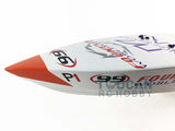 G26IP1 26CC Prepainted Gasoline KIT RC Boat Hull Only for Advanced Player without Engine Propeller Radio Servo