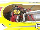 G30H 30CC Fiber Glass 70KM/H Gasoline Racing ARTR RC Boat Radio System Engine Remote Control Model