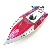 H640 Prepainted Red Electric Racing KIT DIY Boat Hull Only for Advanced Player RC Model Toys