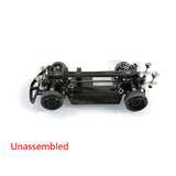 90/94/98/102/110mm Wheelbase Carbon Fibre Chassis KIT DIY 1/28 MINID 1/24 TAMIYA RC Racing Vehicles Remote Control Drift Car