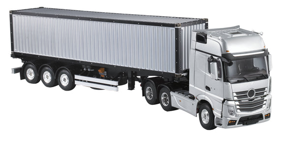 Toucanrc 1/14 Scale 3Axles Truck Radio Control 40ft Container Chassis Semi Tractor Trailer Unpainted KIT Model for TAMIYA Car