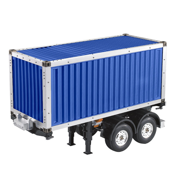 Toucanrc Model 20ft Container Chassis RC 1/14 Semi Trailer for Remote Control Tamiyaya Tractor Truck l s