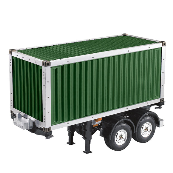 1/14 RC Vehicle Toucanrc 20ft Chassis Container Semi Trailer for l Tamiyaya Tractor Truck Model