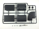 Toucanrc Spare Part 1/14 Plastic Exhaust Tank Unassembled Suitable for DIY Radio Controlled Tractor Truck Cars Model