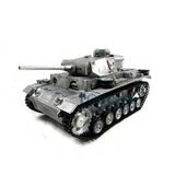 Mato 100% Metal 1/16 Scale 360 Turret German Panther III BB Shooting RTR RC Tank 1223 Radio Controller Battery