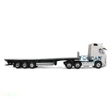 Toucanrc 1/14 Remote Controller 3Axles DIY 6*4 Tractor Truck Car Model KIT 35T Motor Flatbed Lorry Trailer Painted