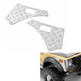 CCHand Spare Part Metal Front Rear Side fender Diamond Plate for 1/6 Jimny Off-Road Vehicles Capo RC Radio Controlled Crawler Cars