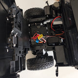 HG 1/10 RC 4*4 U.S. Red Vehicle Civilian P415 RC Car Model Servo ESC Motor Radio W/O Battery Charger Light Sound System