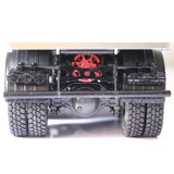 JDM 65C Metal 8x8 1/14 Scale Hydraulic RC Dumper Truck Tipper Diff Lock Axle Sound Car Model W/ Bucket Radio Motor ESC Servo