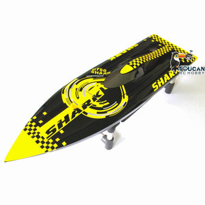 Wireless Electric Ship H750 Fiber Glass Waterproof Speed Racing RC Boat Remote Control Model PNP Painted White Shark DIY