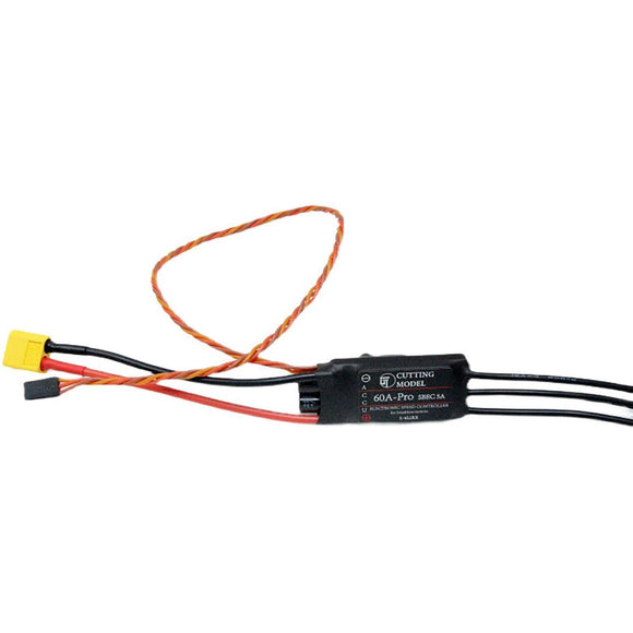 One-way 60A Brushless ESC for CUT Model 5055 5065 Pump 1/12 1/14 Scale Hydraulic RC Excavator Remote Control Dozer Model