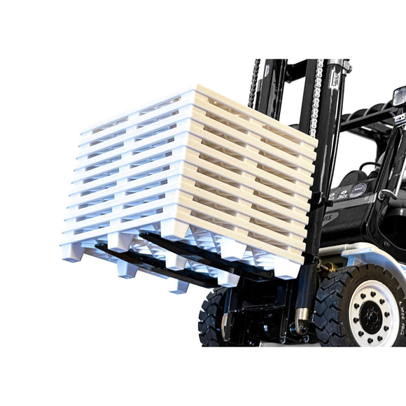 KABO White Plastic Pallets 10pcs for 1/14 Scale LESU TAMIYA RC Excavator DIY Truck Forklift Radio Control Model Vehicle