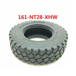 1 Pair Rubber Wheel Tire Tyre for 1:14 Scale 770S 56368 Tamiya Radio Control Tractor Truck RC Construction Vehicle Model