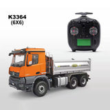 Kabolite 6x6 Hydraulic RC Dumper Truck 1/14 Scale Model W/ Sound Light Radio Control Battery for K3364 KABO Tipper Cars