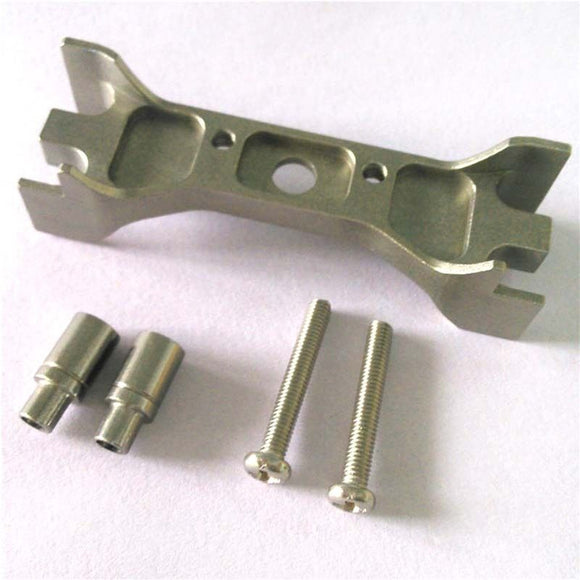 Toucanrc Spare Part Metal Transom D Crossbeam W/ Screws for DIY TAMIYA 2Axles 1:14 Scale RC Tractor Truck Cars Model