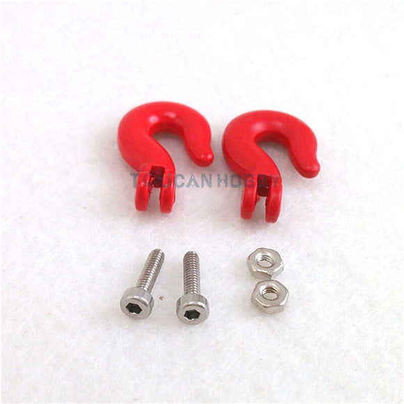 Spare Part Metal Emulation Tow Hook DIY Suitable for Toucanrc 1/10 RC Crawler Cars Remote Controlled Model Accessory