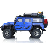 1/10 Scale RC Crawler Car Model 4*4 Off-road Climbing Vehicle HG P411 9KG Servo ESC 2speed Gear Motor Radio Controller W/O Battery