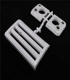 1/10 Toucanrc RC Air Intake Fence LED Base A Headlight Board Stainless Steel Mesh Spare for D90 D110 D130 Rock Crawler Model