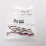 Degree Front Wheel Eyebrow LED Light for 1/14 Scale Tamiya 770S 56368 RC Tractor Truck Car Radio Control Vehicle Model