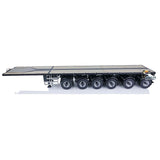 Fury Bear 6 Axles Flat Trailer W/ Light Decal for 1/14 Scale Tamiya Remote Control Tractor Truck RC Car Model