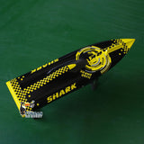 DT RC Boat Hull H750 for High Speed Electric Racing Ships Painted White Shark Radio Control Kits Model Green Black Toy DIY