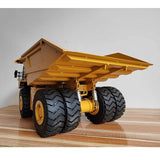 1:20 Scale Yellow Metal Hydraulic RC Mining Truck CAT 793D Dumper Car Remote Control Tipper Model I6X Radio Lights ESC Servo