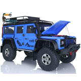 1/10 Scale RC Crawler Car Model 4*4 Off-road Climbing Vehicle HG P411 9KG Servo ESC 2speed Gear Motor Radio Controller W/O Battery