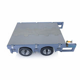 2Axle Metal Trailer Module For 1/14 Scale CNC 5Axle Heavy Trailer TAMIYA Remote Control Tractor Truck Loader Car Vehicle Model