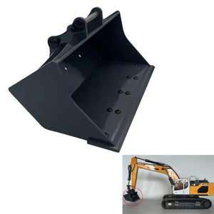 Metal Bucket for 1/14 Scale 945 RC Hydraulic Excavator Model Radio Control Truck Construction Vehicle Accessory